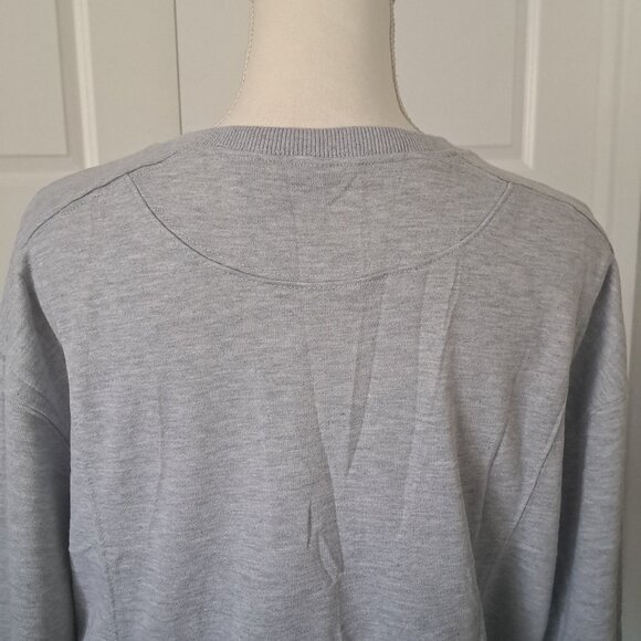 CTU Cropped Pullover Sweatshirt Long Sleeve Crewneck, pull on hem Small NWT - Picture 6 of 16